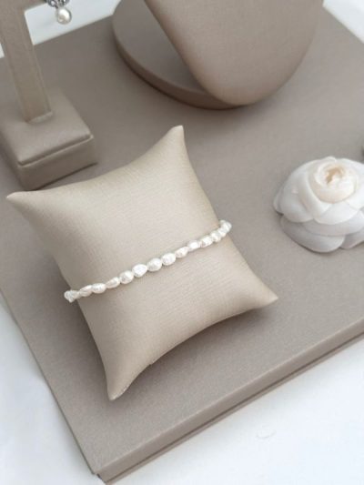 pulseira pérola barroca para noivas